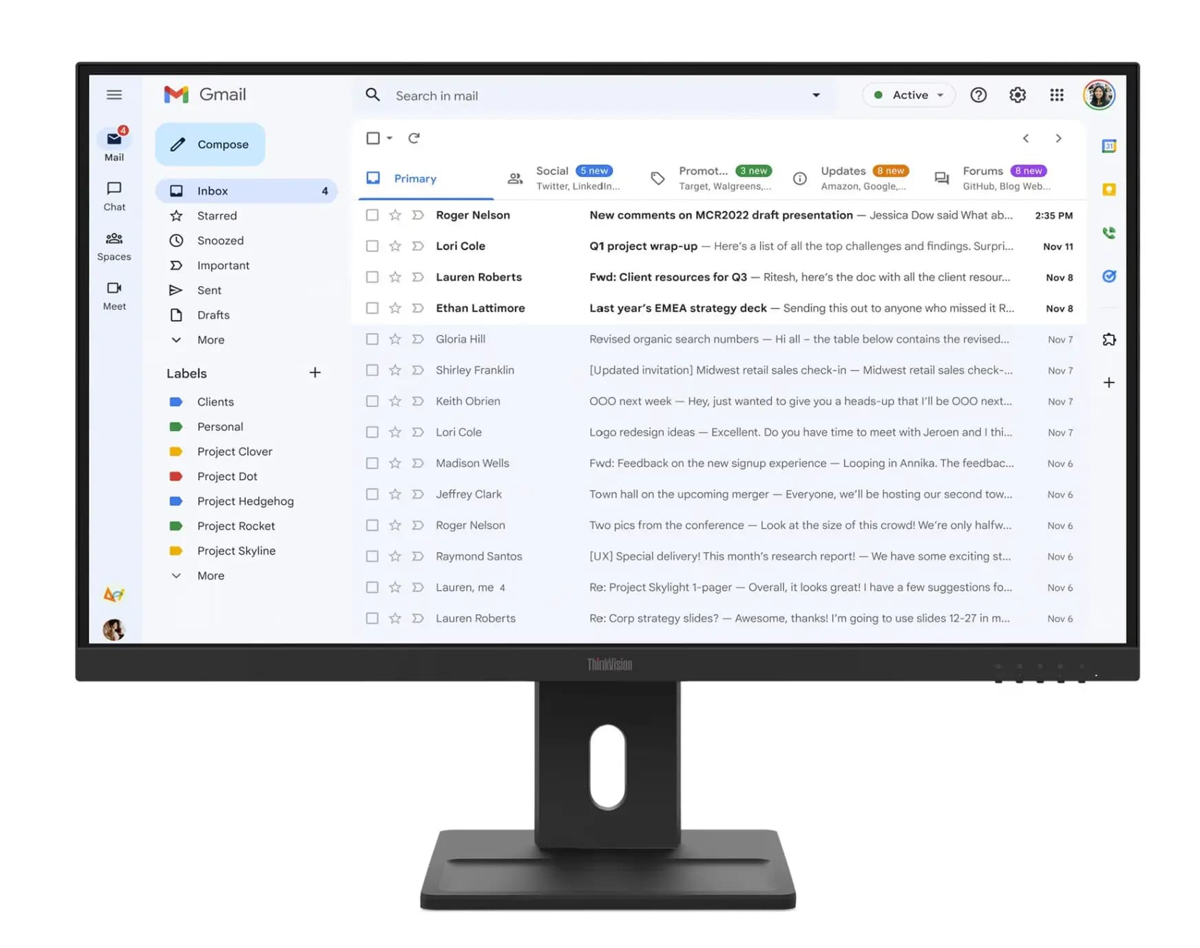 Lenovo ThinkVision E27-40 27" FHD Monitor