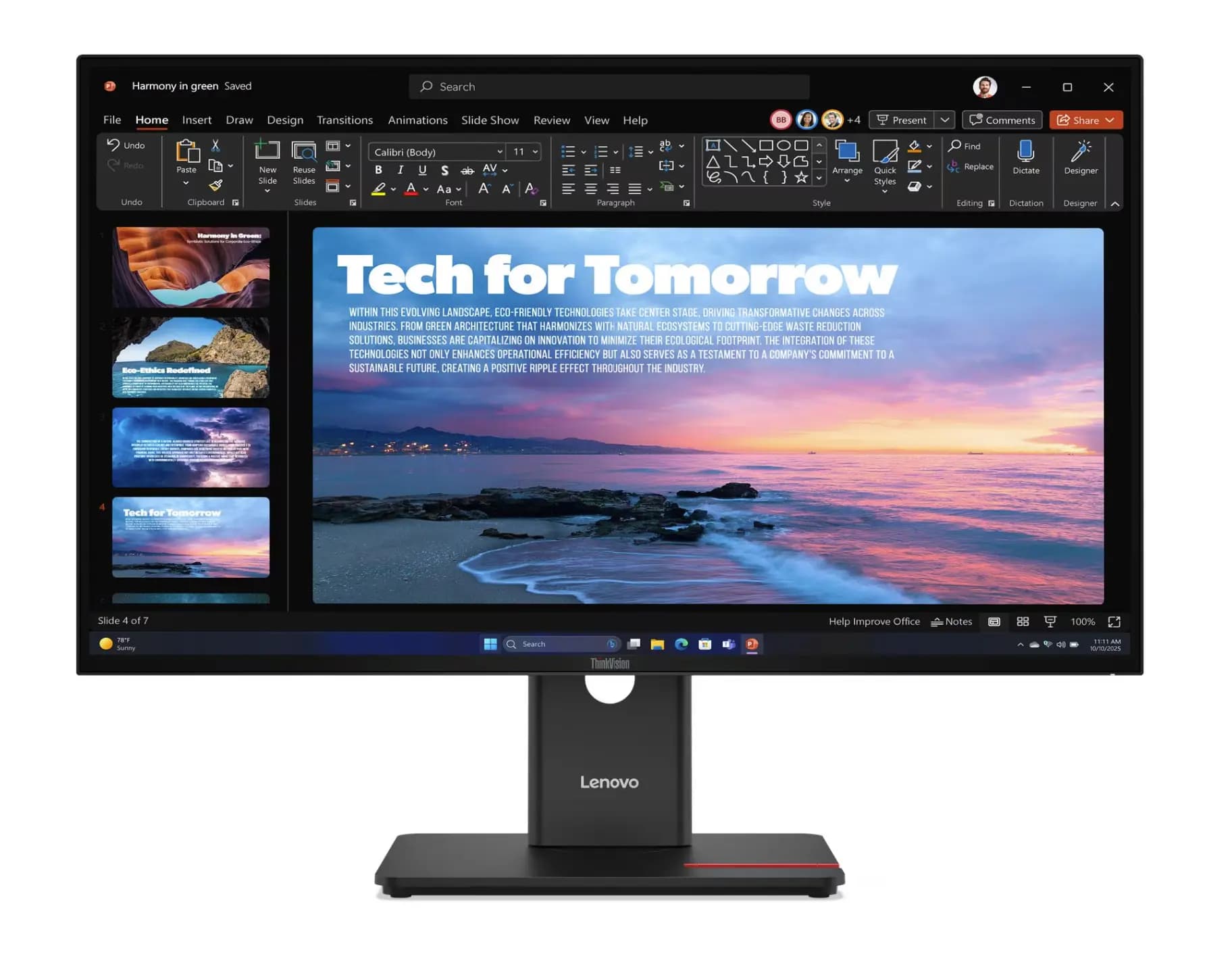 ThinkVision T27QD-40, Lenovo, Monitor, 27" 2K QHD, IPS,120Hz,4ms, 350nits, 1500:1, 99% sRGB, 1x RJ45, USB-C Docking 100W, HDM