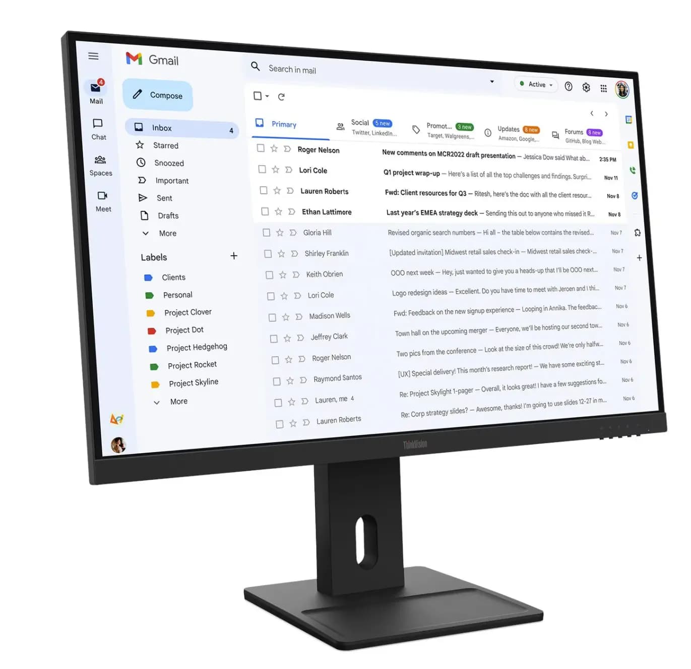 Lenovo ThinkVision E27-40 27" FHD Monitor