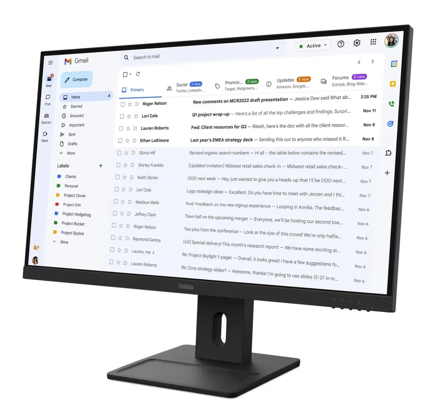 Lenovo ThinkVision E27-40 27" FHD Monitor