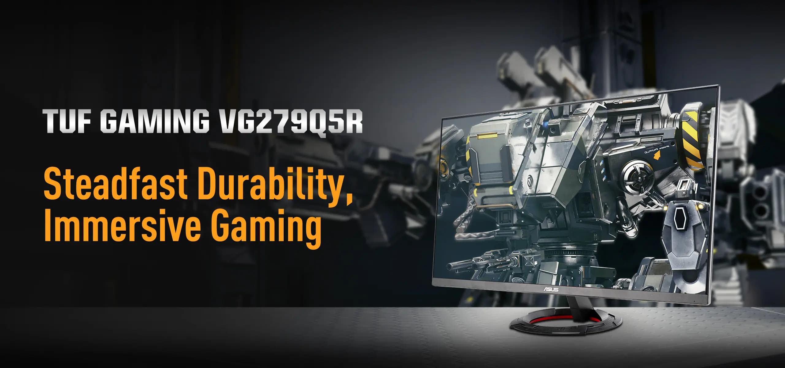 TUF Gaming VG279Q5R, ASUS, Monitor,  27" FHD, 200Hz, Fast IPS, ELMB, 0.3ms, 300nits, 1000:1, spk, DP, HDMI..