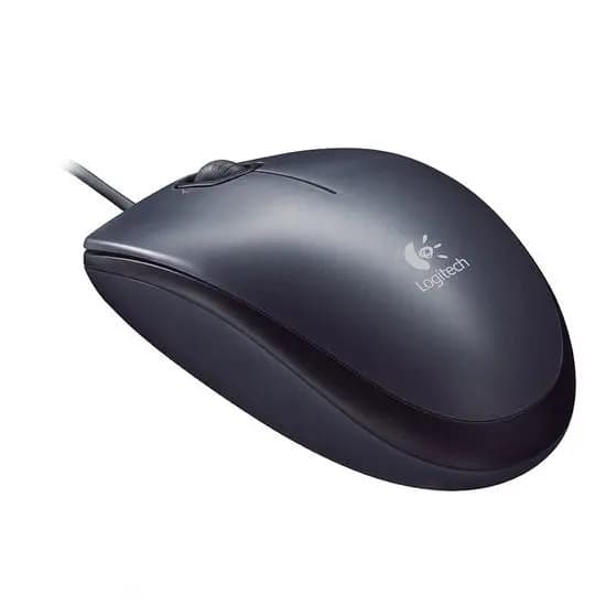logitech, M90, Mouse Grey