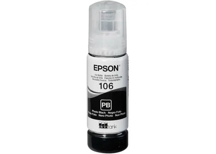 EPSON, 106 Photo Black Ink Bottle C13T00R140