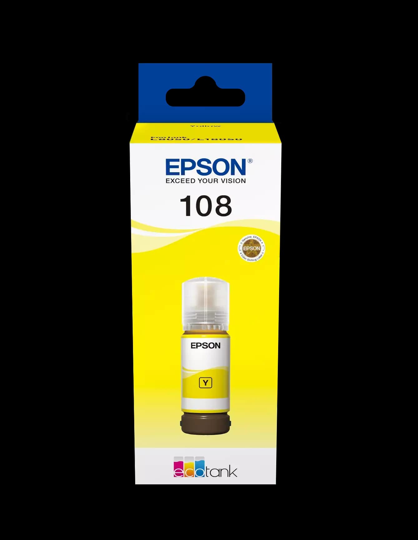 EPSON, 108 Yellow Ink Bottle C13T09C44A