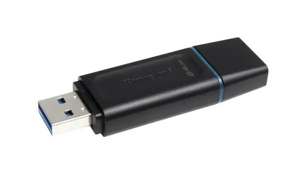 KINGSTON, DTX/64GB, USB3.2, black