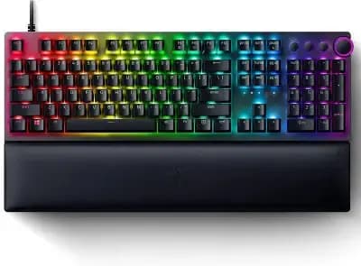 RZ03-03930100-R3M1, Razer Keyboard Huntsman V2 RGB 108key Red Switch USB EN, black