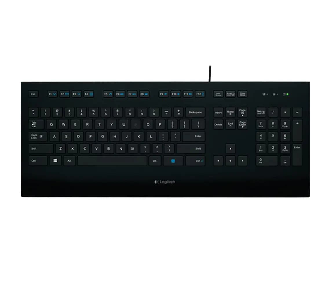 logitech, K280e, Keyboard Black
