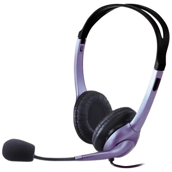 Genius, HS-04S Headset Blue (2x - 3.5 mm jack)