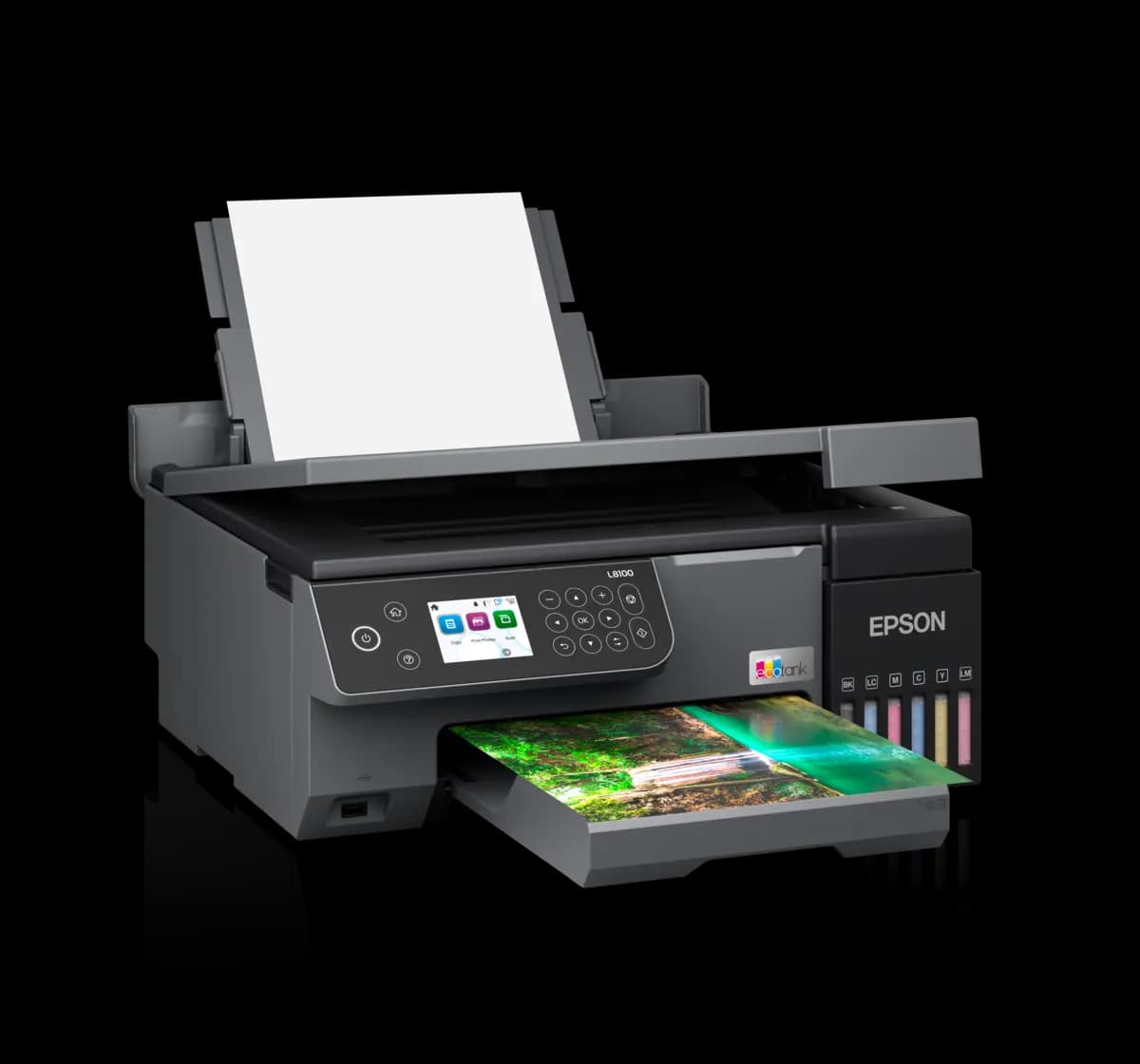 EPSON, Printer, L8100 High volume photo EcoTank , MFP, A4, Ethernet, Wifi, C11CK94401 6 x 70ml ink 108 (Bk,C,Y,M,Lc,LM).