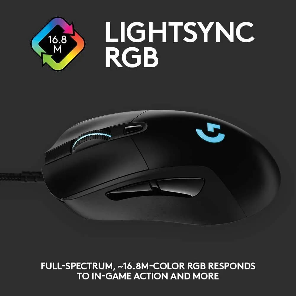 logitech, G403, Mouse Black
