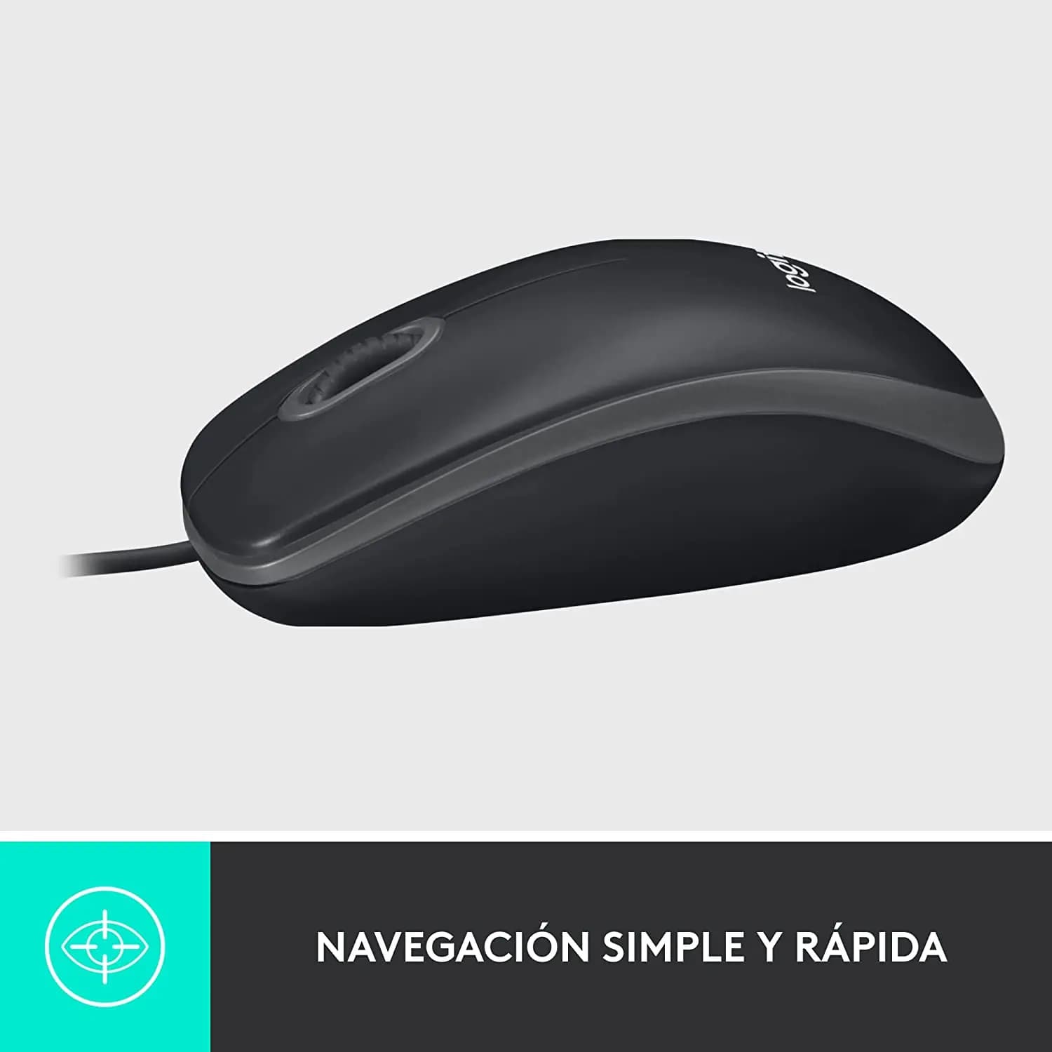 logitech, M100, Mouse Black