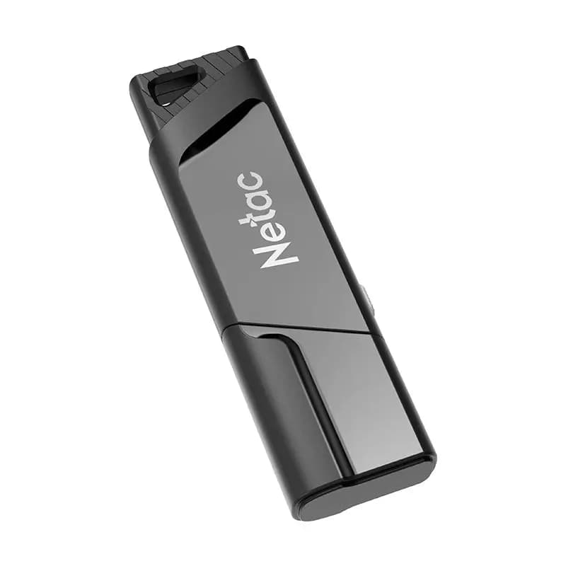 NETAC, U336, 128GB, USB3.2, Write protection, Black