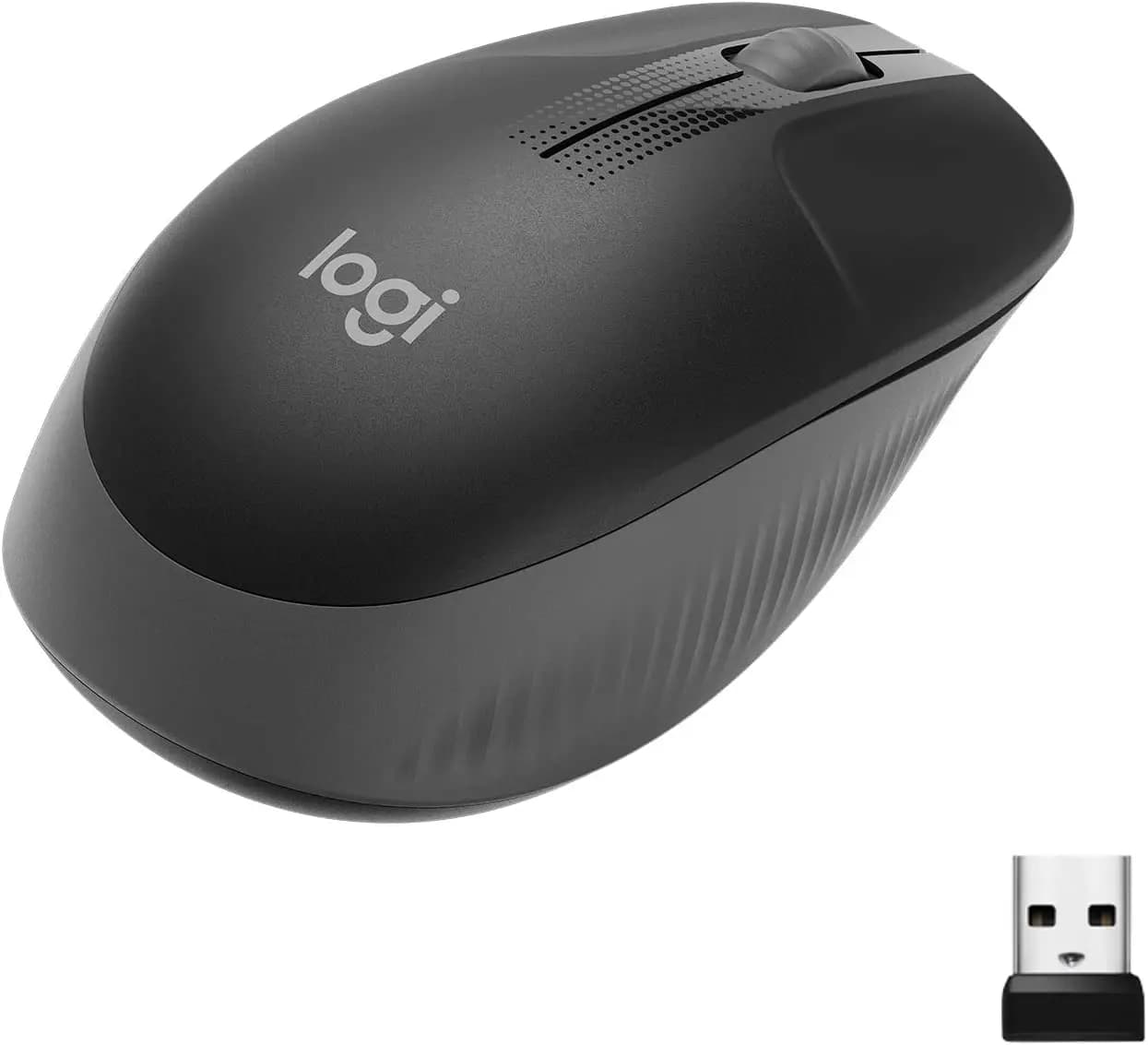 logitech, M190, mouse Carcoal