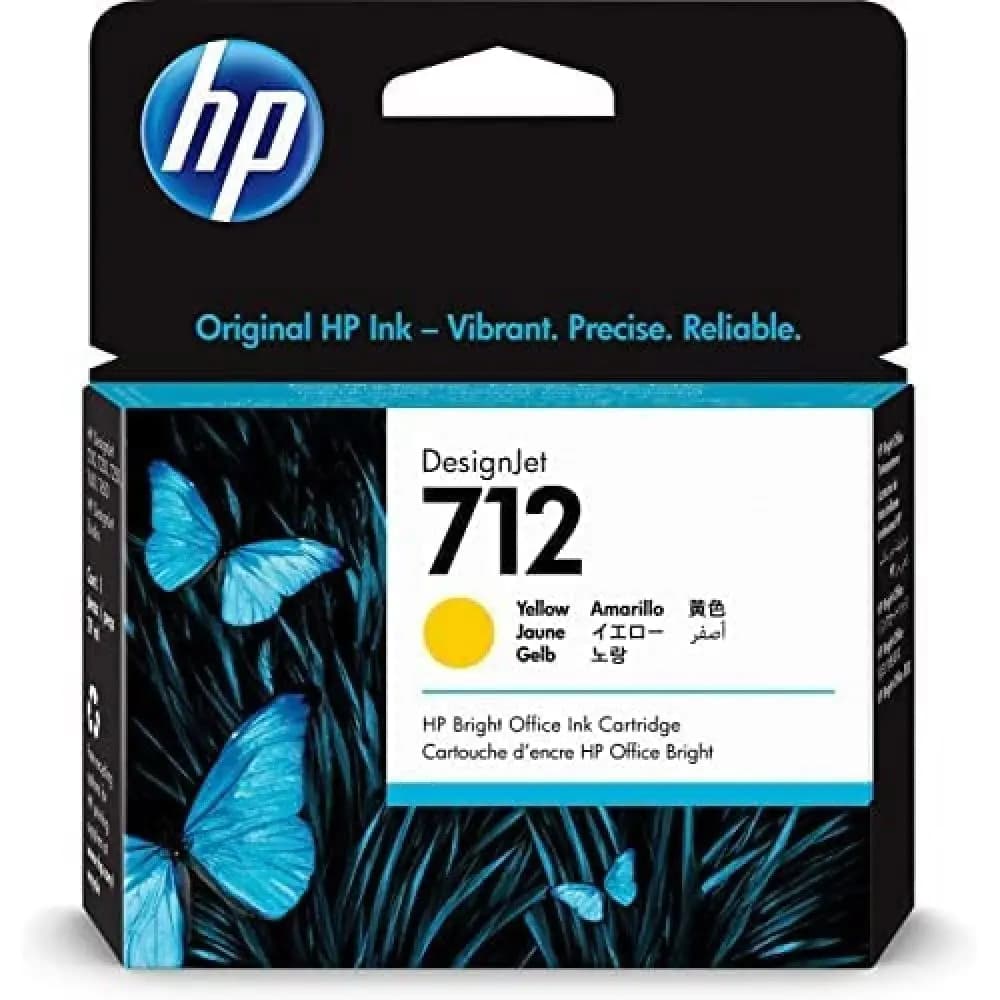 HP 712 Yellow Ink Cartridge 3ED69A