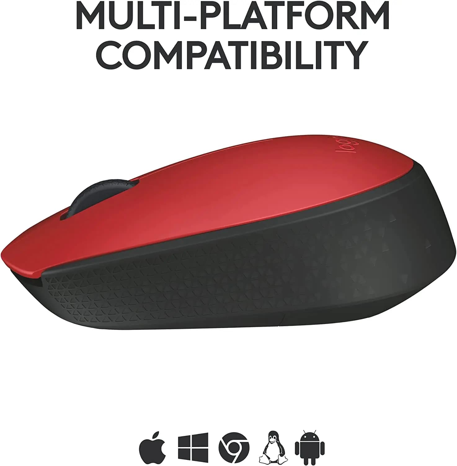logitech, M171, Mouse Red