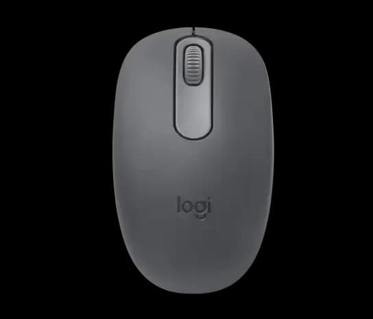 logitech, M196, Mouse Graphite