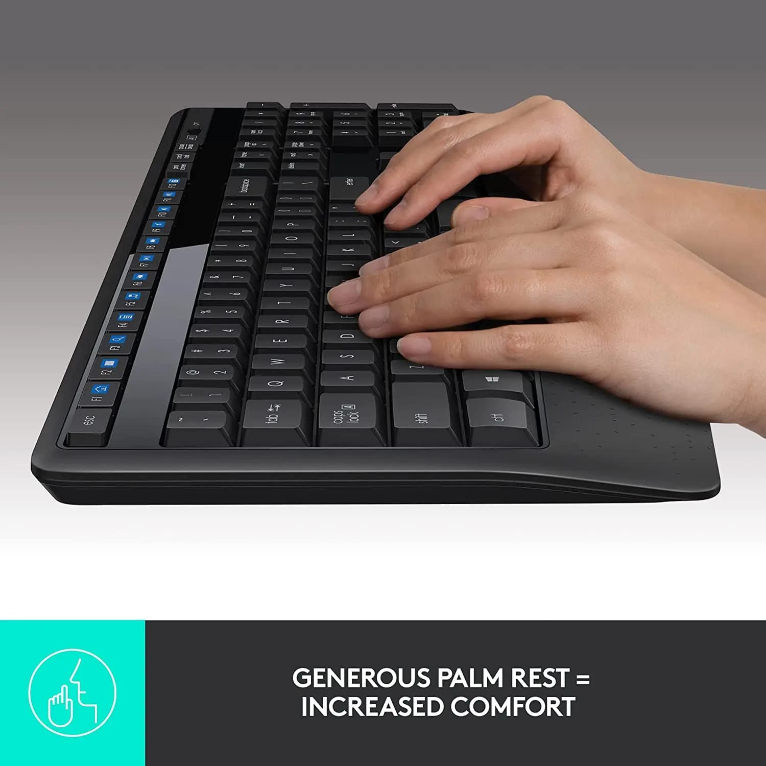 logitech, MK345, Keyboard + Mouse (Combo) Black
