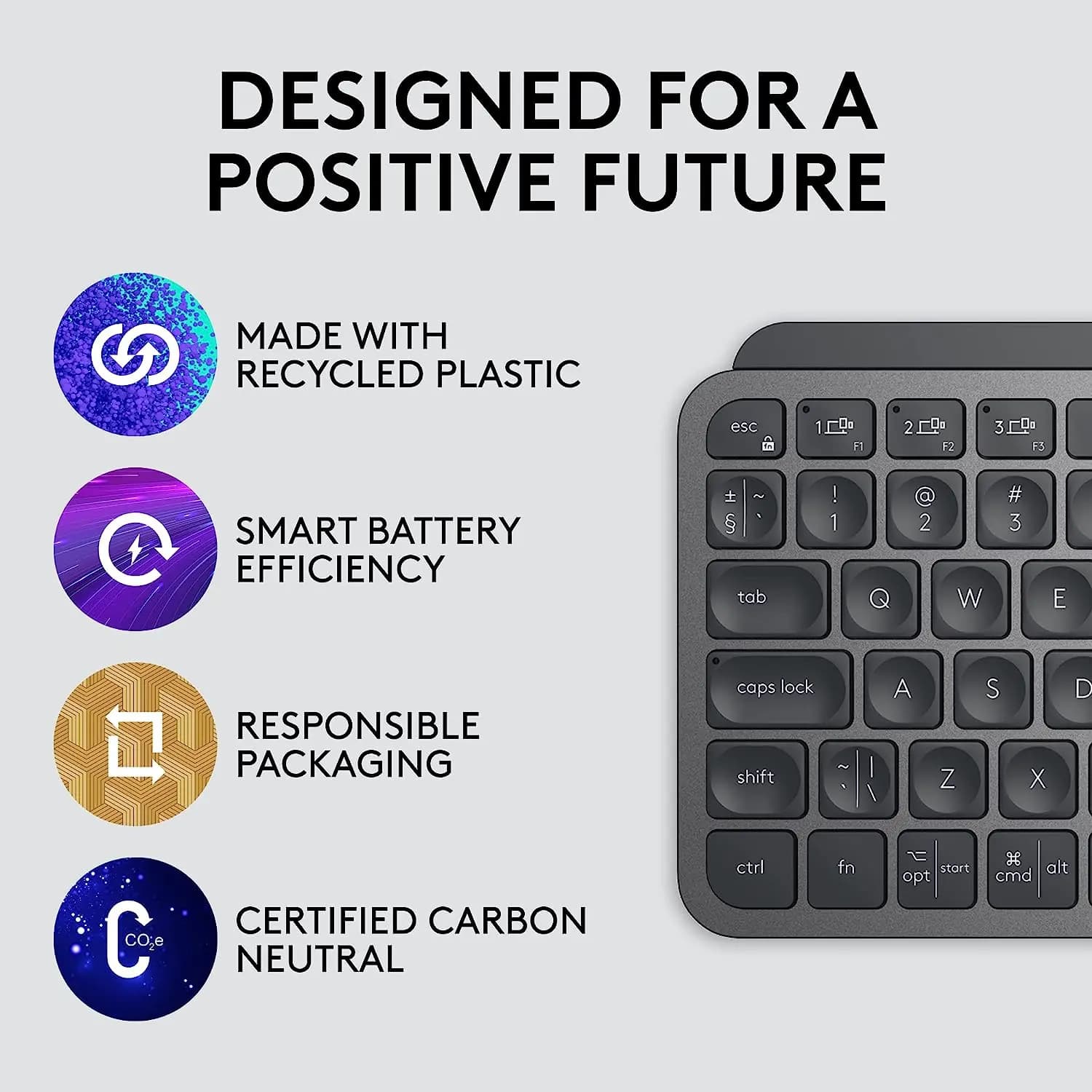 logitech, MX Keys Mini, Graphite