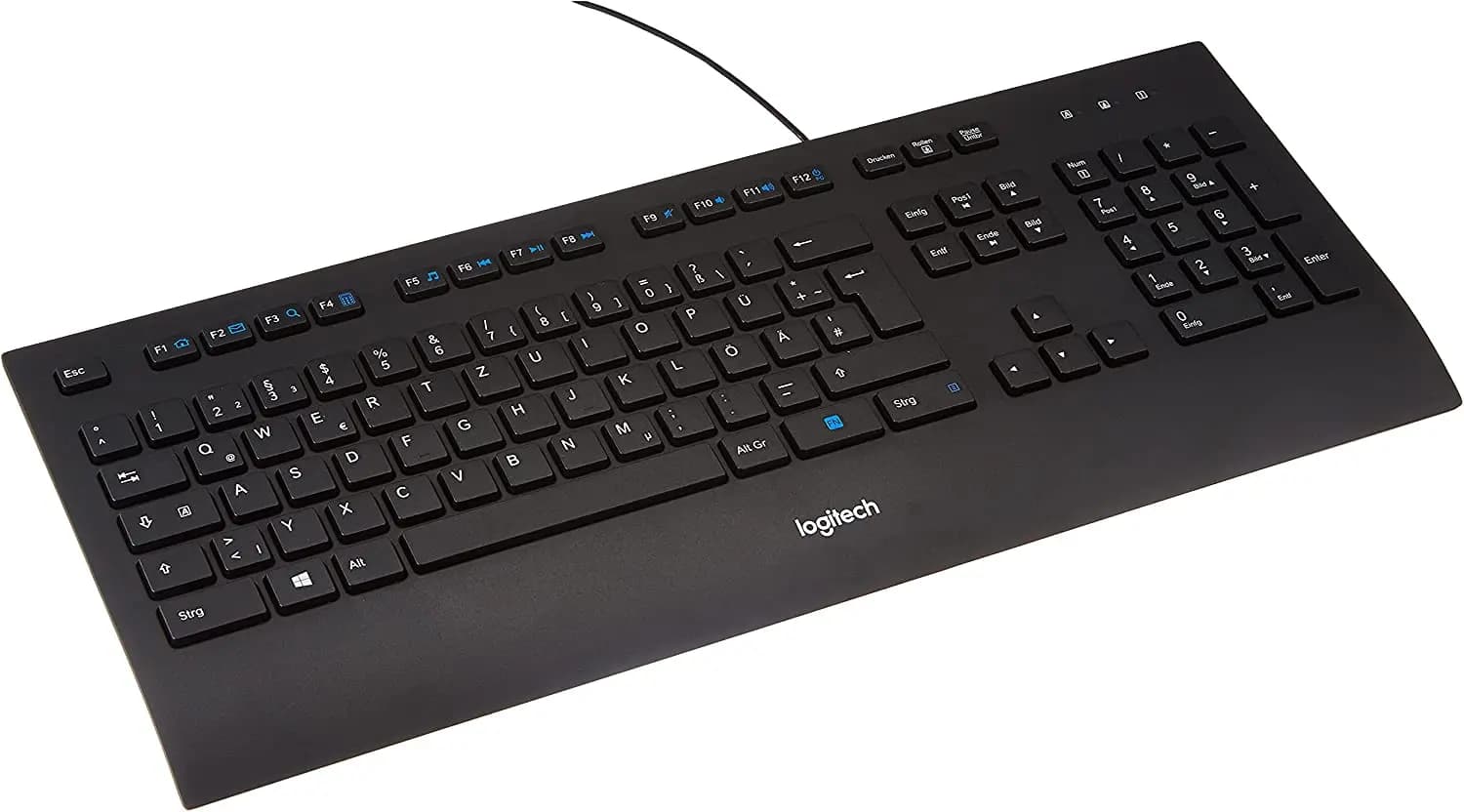logitech, K280e, Keyboard Black