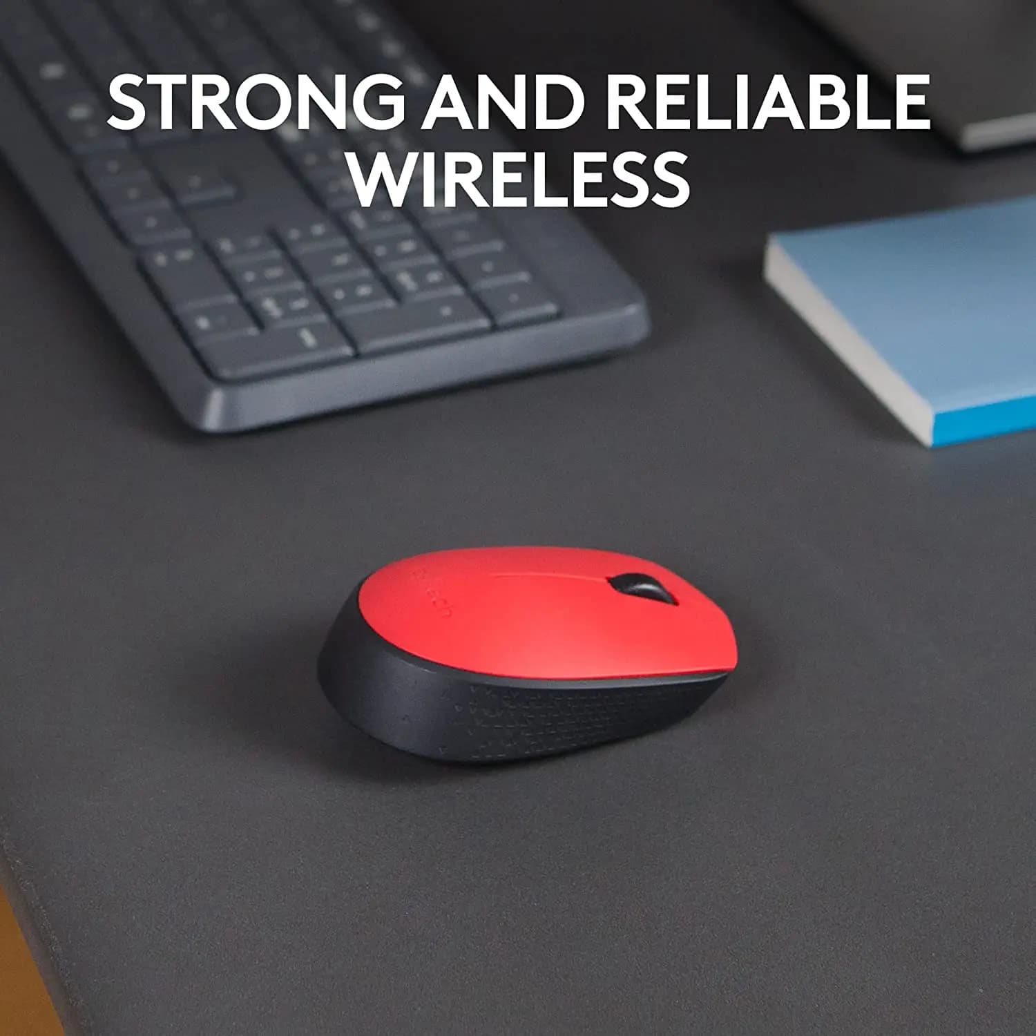 logitech, M171, Mouse Red