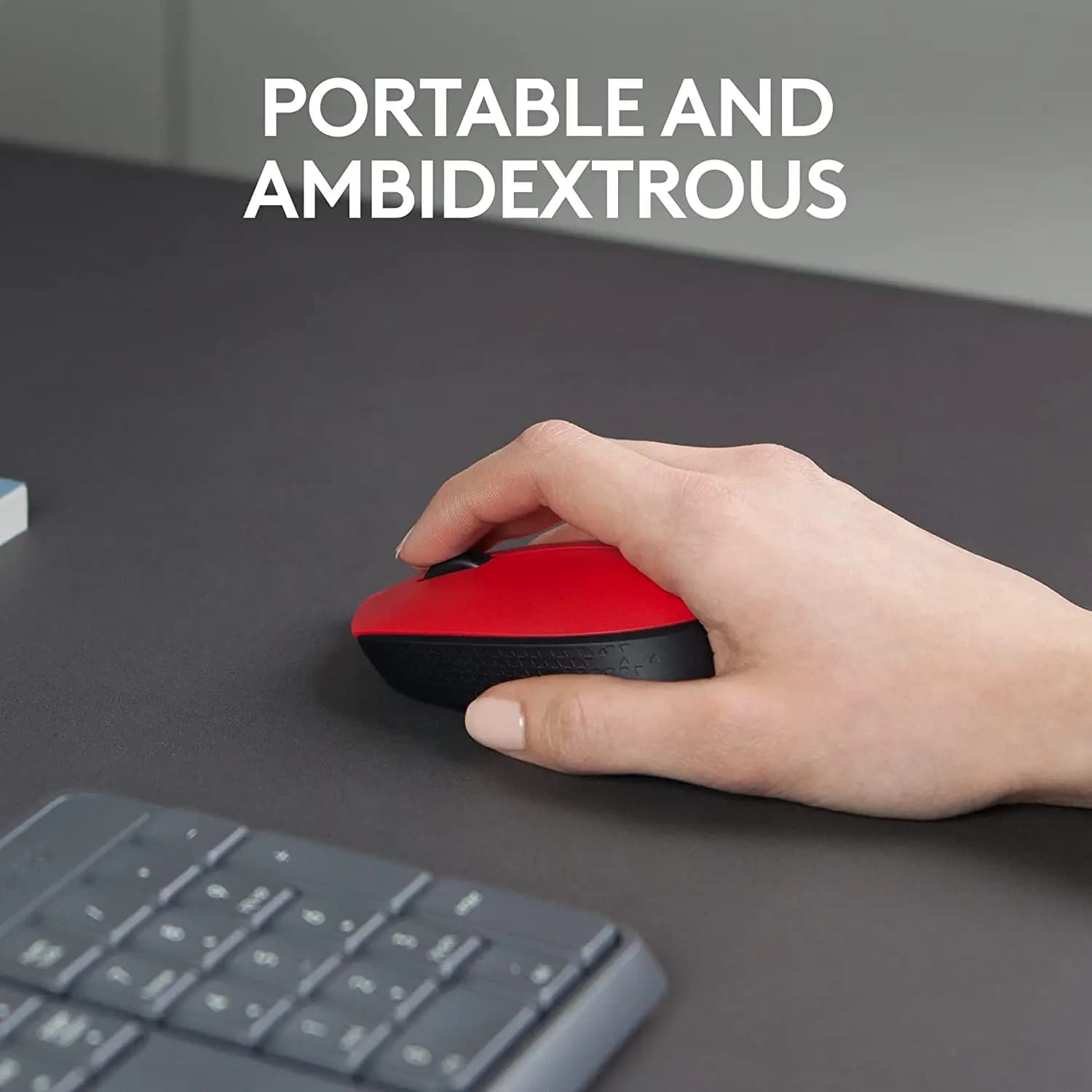 logitech, M171, Mouse Red