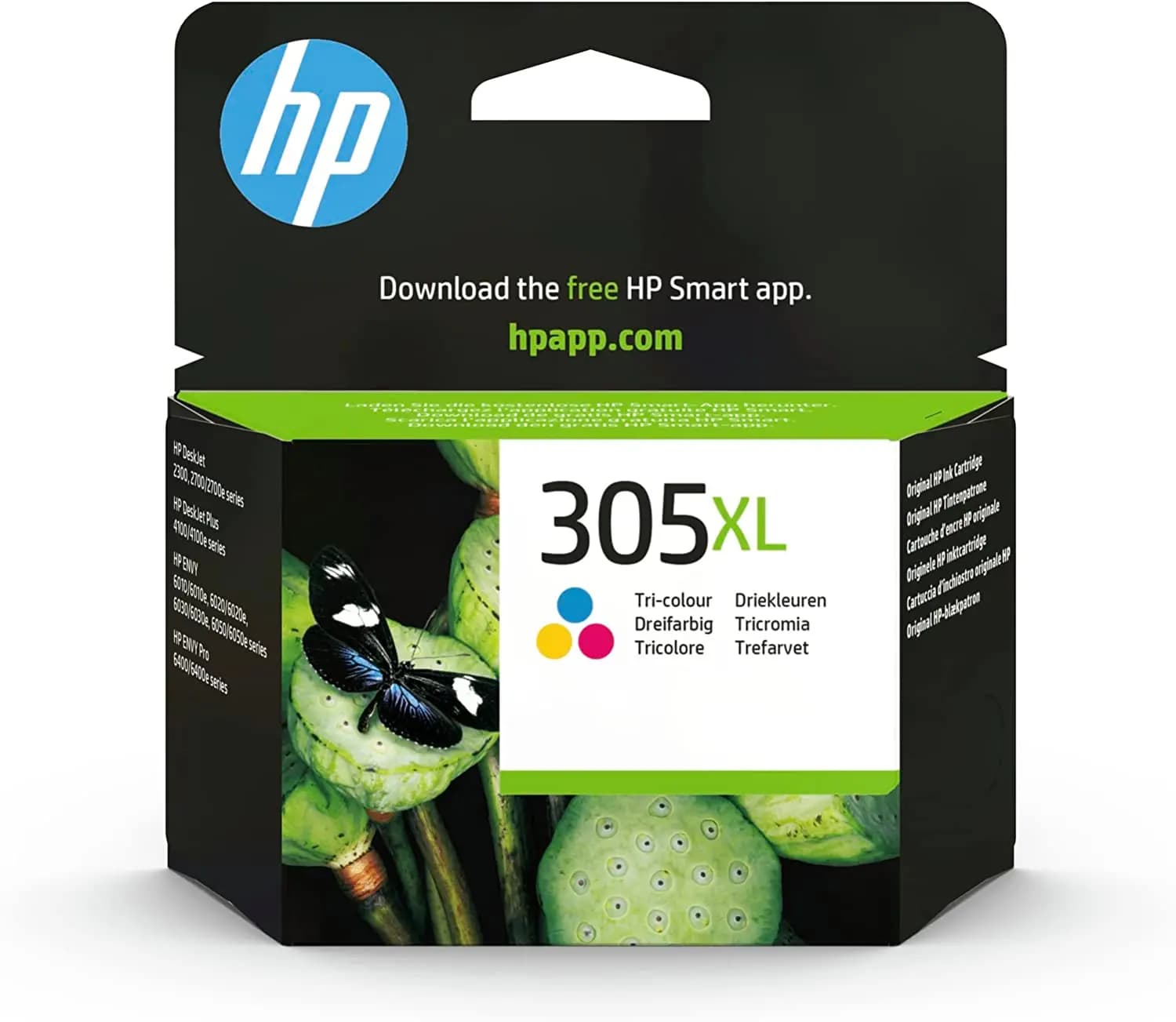 HP 305XL Ink Cartridge, Tri-color (High Yield).