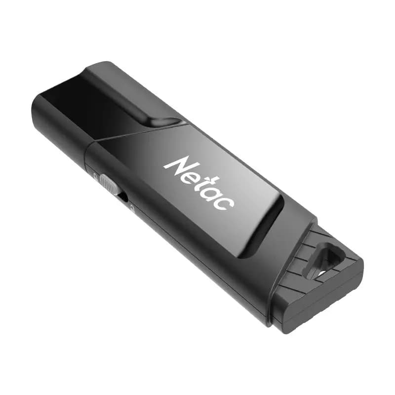 NETAC, U336, 128GB, USB3.2, Write protection, Black