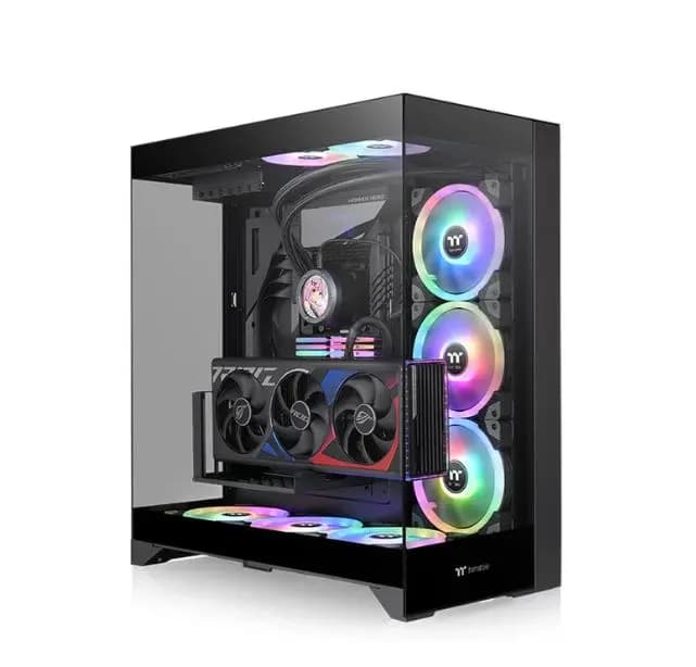 Thermaltake, CTE E550 TG Mid Tower Chassis, Case Black.