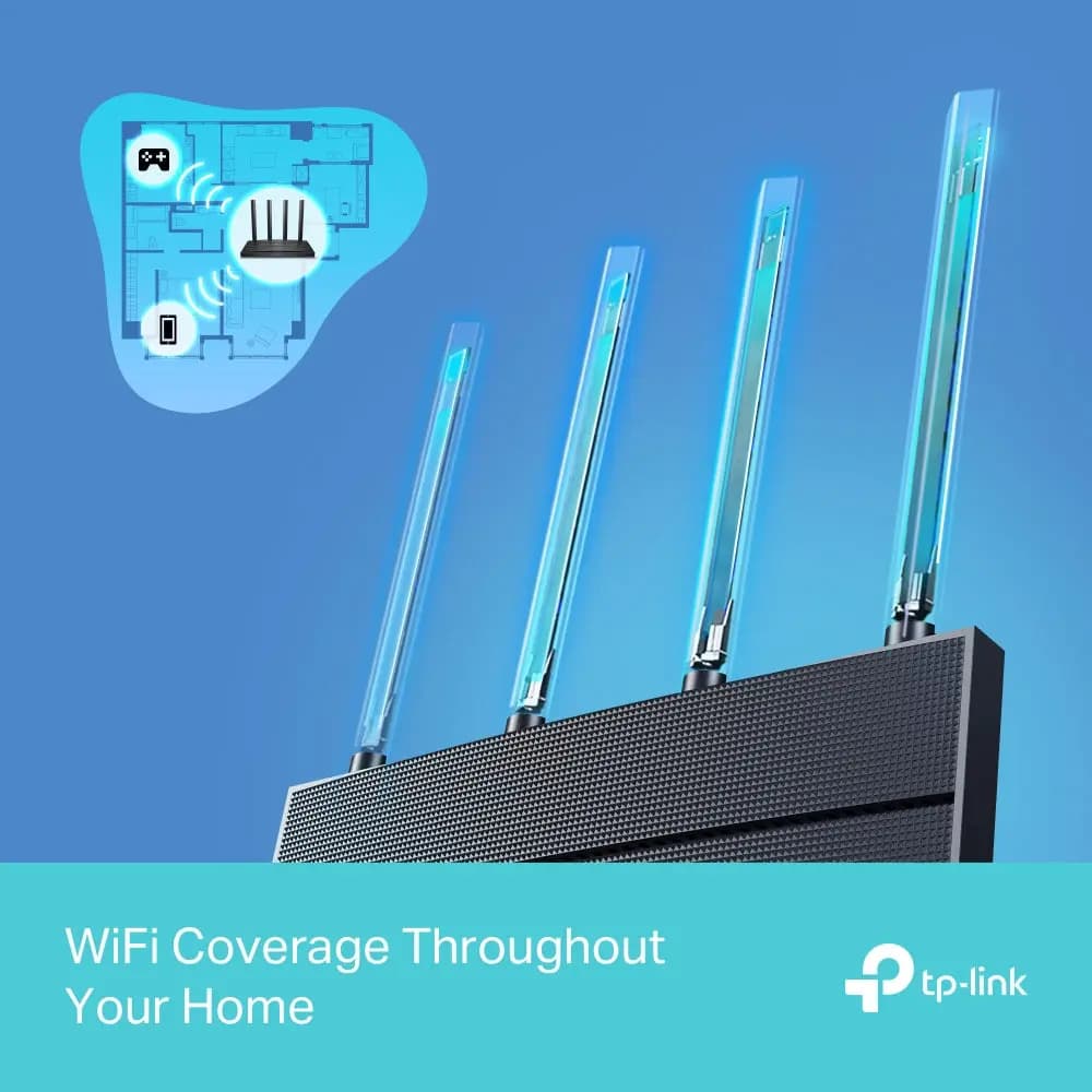 TP-Link, Archer AX12, AX1500 Gigabit Wi-Fi 6 Router