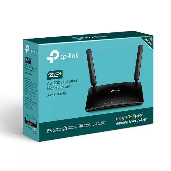 TP-Link, Archer MR600, 4G+ Cat6 AC1200 Wireless Dual Band Gigabit Router