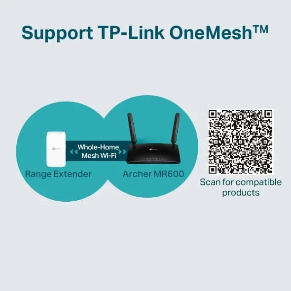 TP-Link, Archer MR600, 4G+ Cat6 AC1200 Wireless Dual Band Gigabit Router