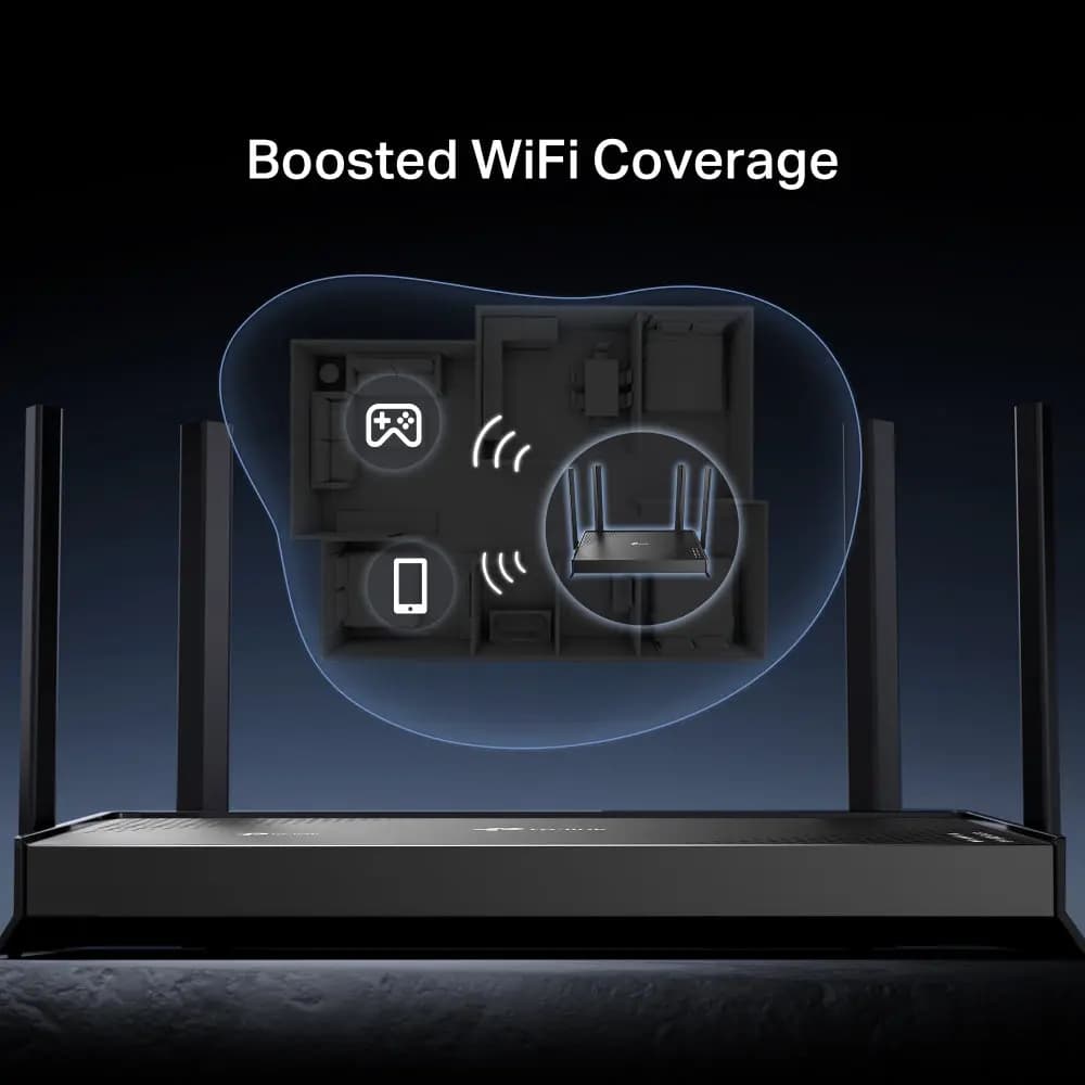 TP-Link, Archer BE220, BE3600 Dual-Band Wi-Fi 7 Router