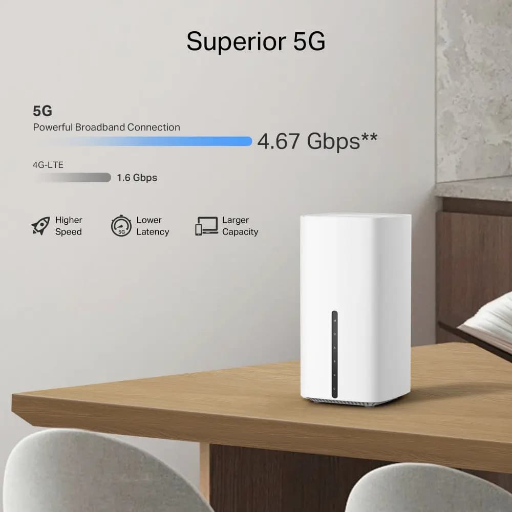 TP-Link, Archer NX500 5G LTE WiFi Router, AX3000 Wireless Dual-Band Gigabit Router