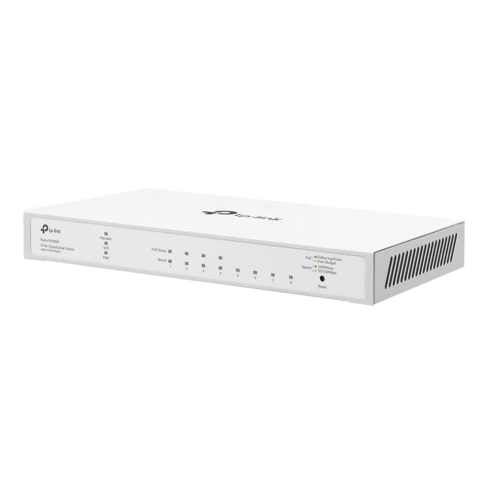 TP-Link, Festa FS308GP, 8-Port Gigabit Smart Switch with 4-Port PoE+ 62W