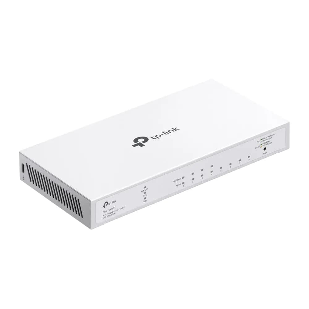 TP-Link, Festa FS308GP, 8-Port Gigabit Smart Switch with 4-Port PoE+ 62W