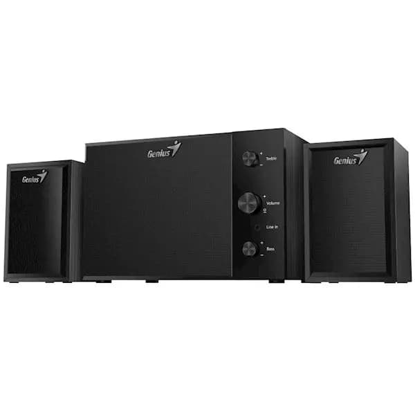 Genius, SW-2.1 350 Hi-Fi Speaker Black Wood