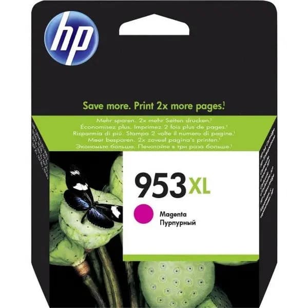 HP 953XL Magenta Ink Cartridge (High Yield) F6U17AE