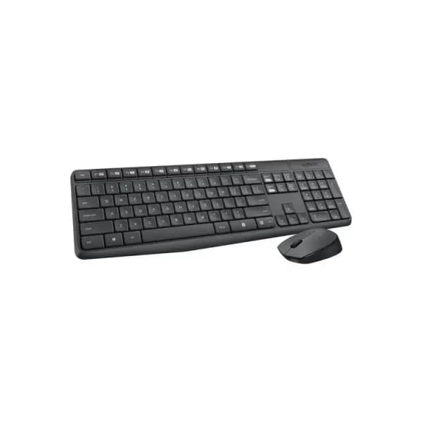 MK235, LOGITECH, Keyboard, Wireless Combo, GREY.