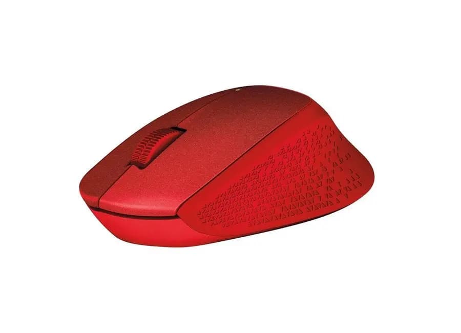 logitech, M330, Mouse Red