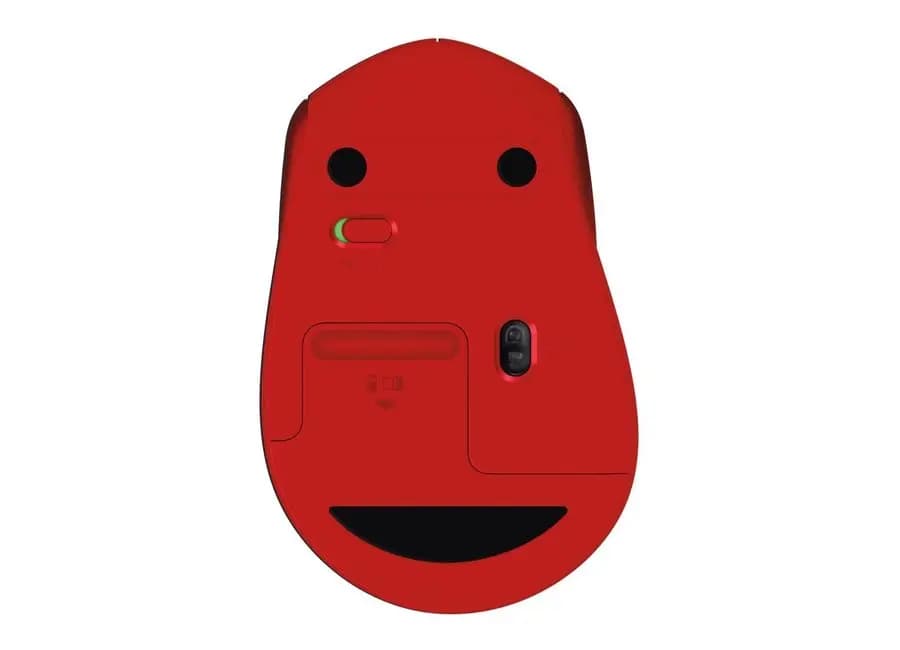 logitech, M330, Mouse Red