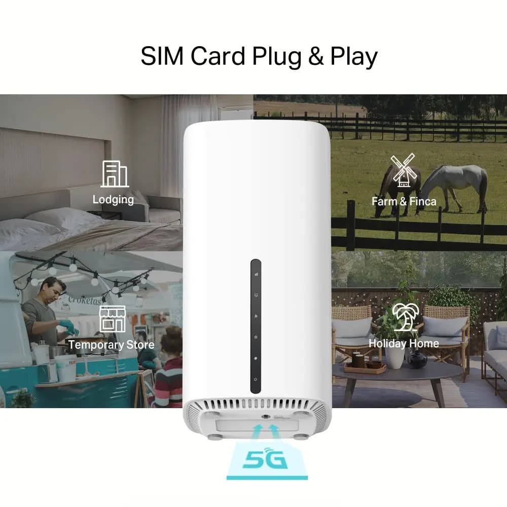 TP-Link, Archer NX200, Router 5G Nano SIM AX1800 Wireless Dual-Band Gigabit Router