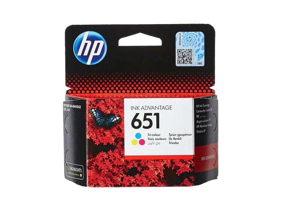 HP 651 Tri-color Ink Cartridge C2P11AE