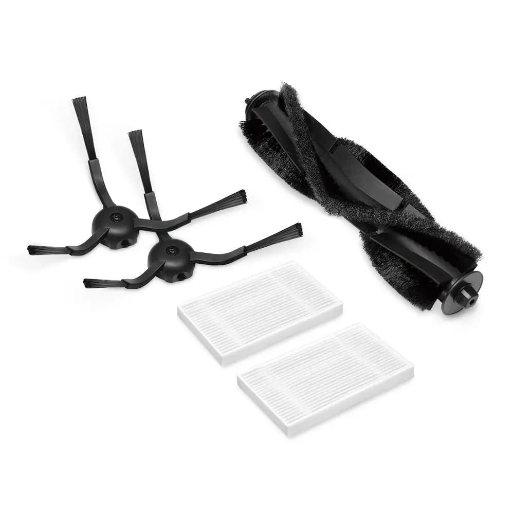 TP-Link, Tapo RVA105, Robot Vacuum Replacement Kit Main Brush ×1, Side Brush ×2, Washable HEPA Filter ×2