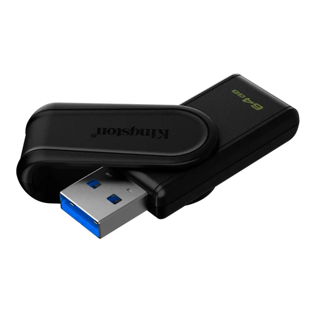 KINGSTON, DTXS/64GB, USB 3.2, Type-A Gen1 DT Exodia S, Black