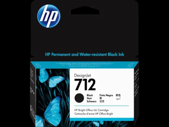 HP 712 Black Ink Cartridge 3ED70A