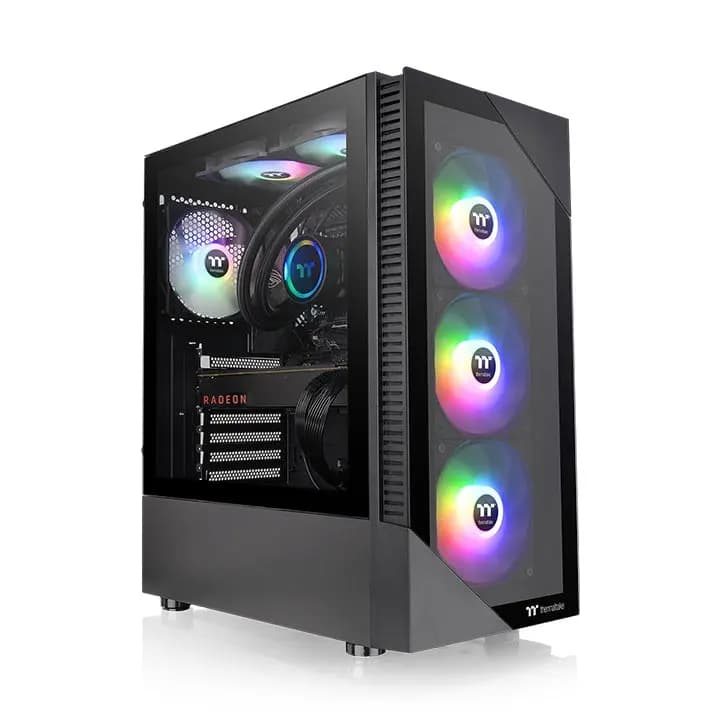 Thermaltake, View 200 TG ARGB Case Black.