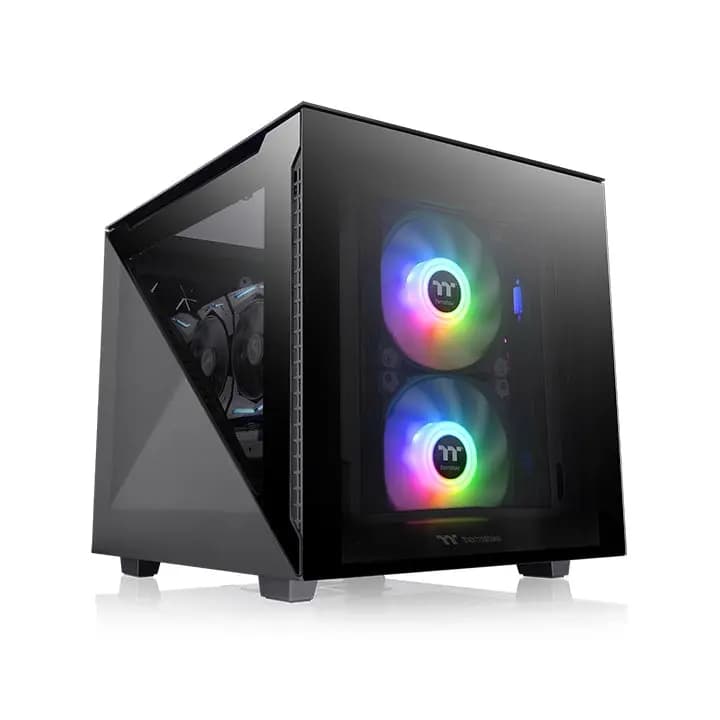 Thermaltake, Divider 200 TG Micro Chassis Case Black