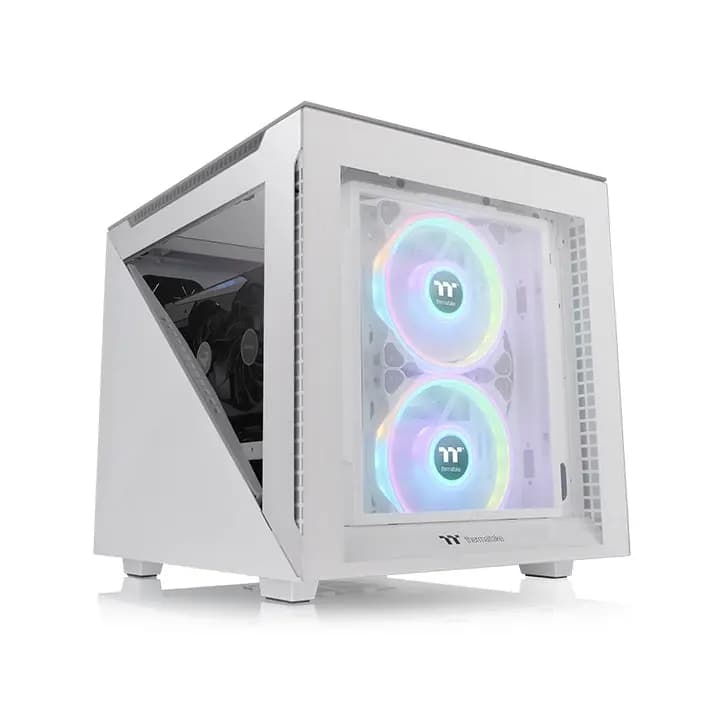 Thermaltake, Divider 200 TG Snow Micro Chassis Case Black