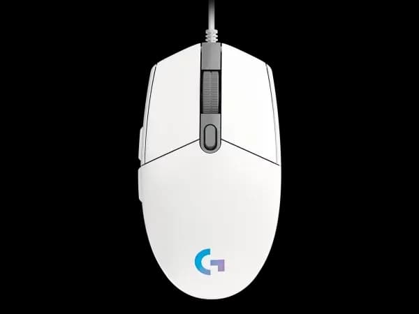 logitech, G102, Mouse (RGB) White