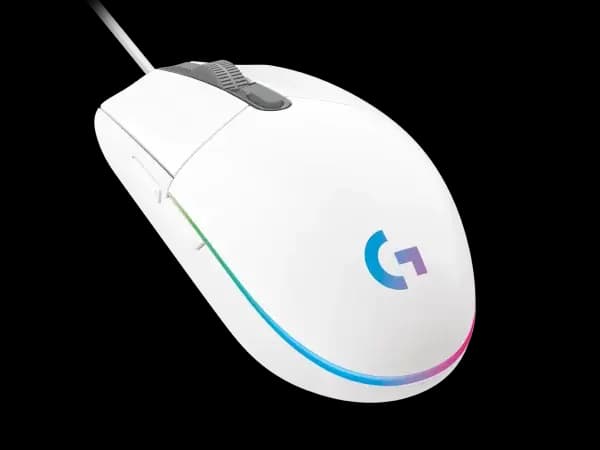logitech, G102, Mouse (RGB) White